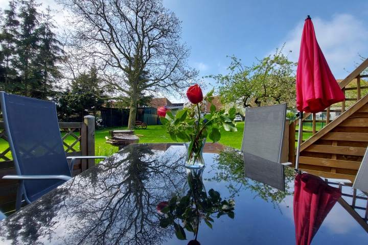 Ferienwohnung Luise II | Blick aus dem Garten