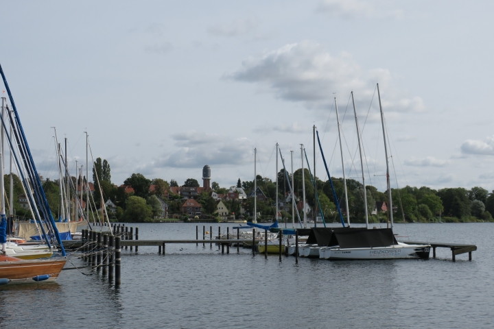 Blick vom Segelclub zum Turm