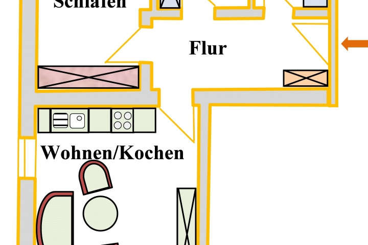 Wohnungsgrungriss