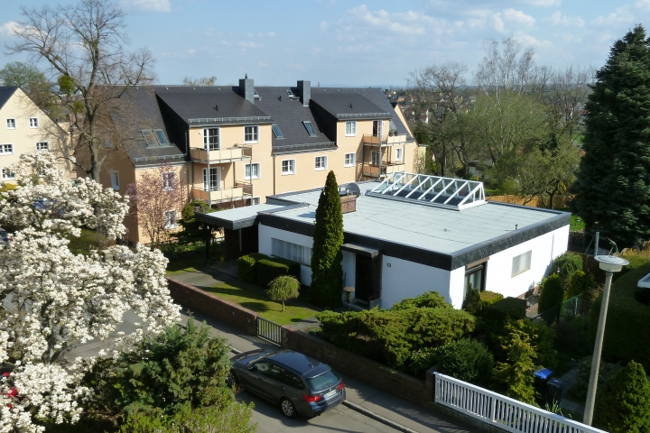 Blick aus dem Schlafzimmer