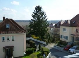 Blick aus dem Wohnzimmer