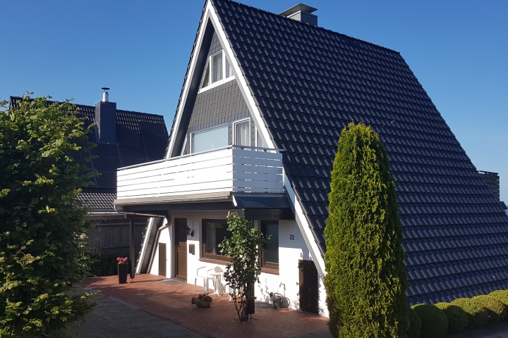 Ferienhaus Stexwig | Auf dem Balkon den Sonnenuntergang genießen...