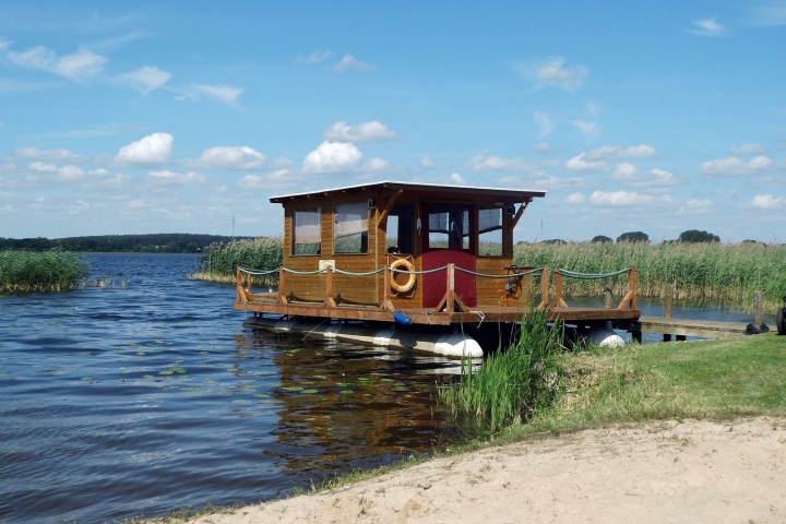 Floß am Woblitzsee