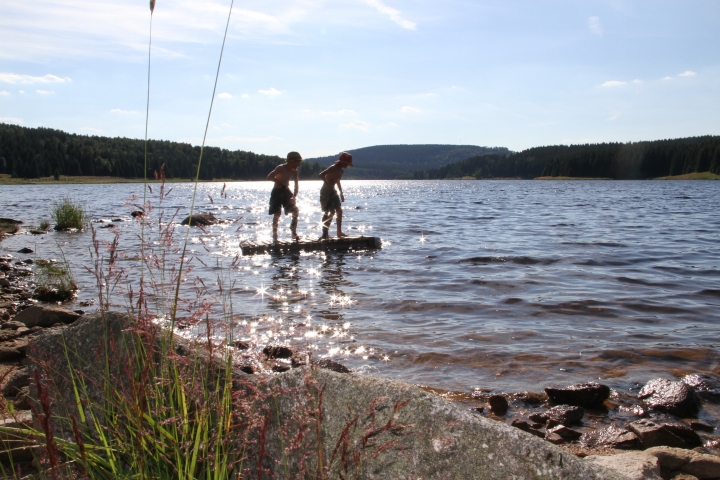 Talsperre gleich in der Nähe
