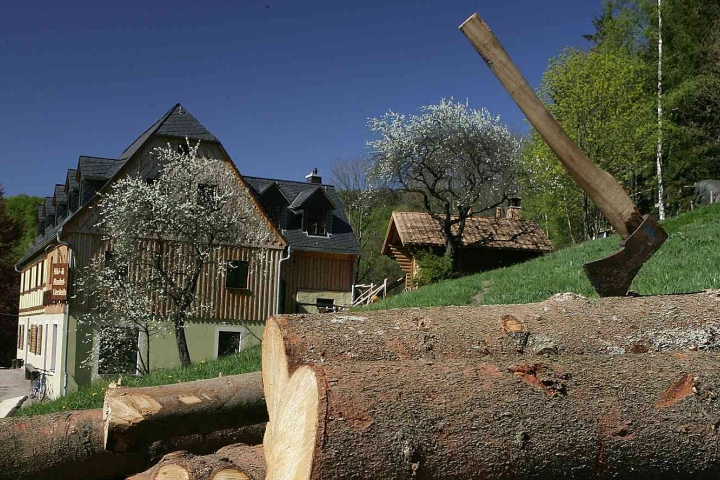 Ferienhaus Bergstraße 10 | Holzfällerhaus und Berghütte Bergstraße 10