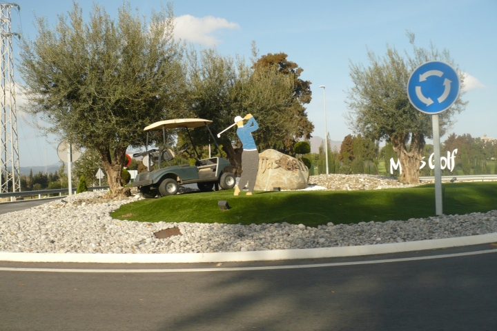 Einfahrt Mijas Golf
