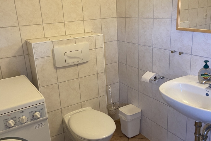Gäste-WC mit Waschmaschine