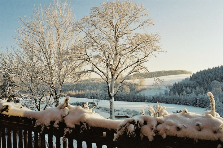Aussicht vom Balkon