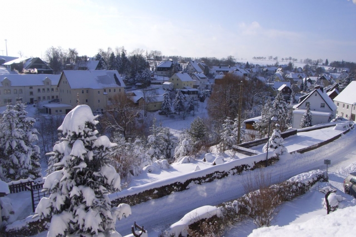 Blick aus dem Fenster auf Lauterbach