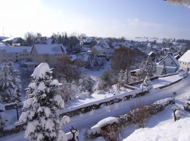 Blick aus dem Fenster auf Lauterbach