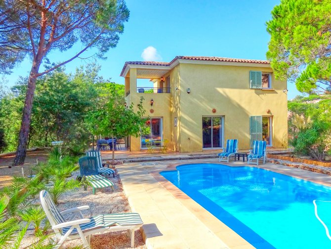 Ferienhaus in der Domaine | Ferienhaus mit Pool und in strandnähe in Les Issambres bei Saint-Tropez