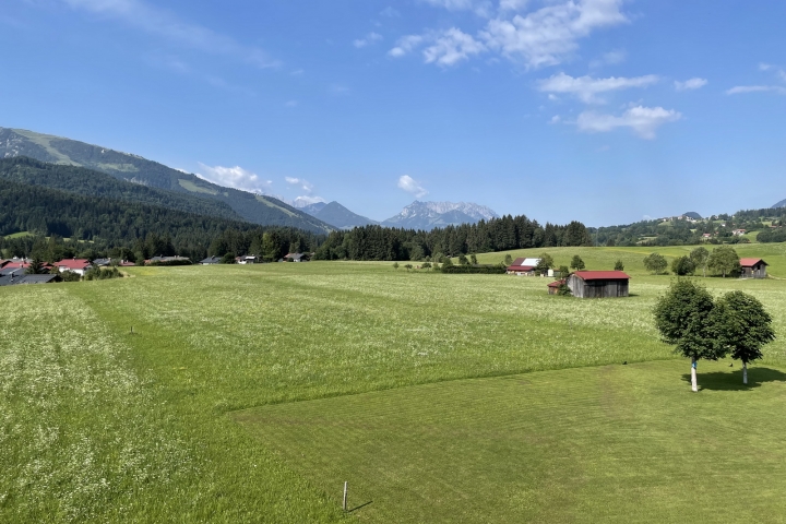 Blick vom Balkon