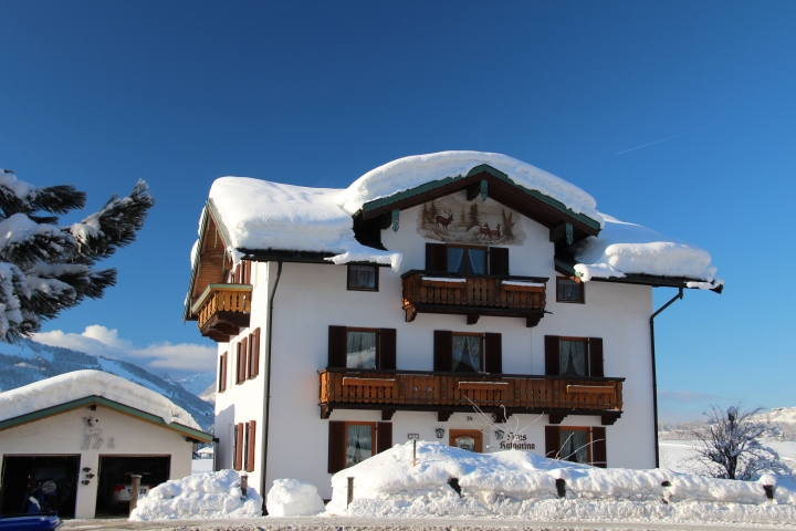 Haus Katharina im Winterkleid