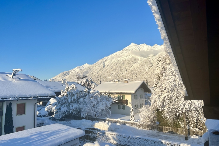 Blick vom Balkon