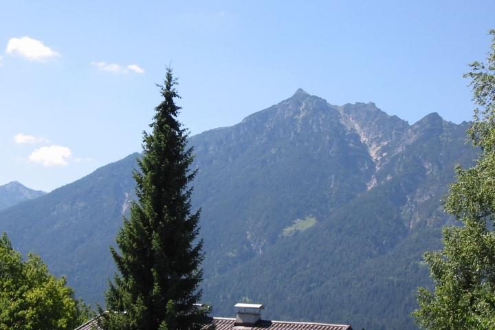 Blick vom Balkon