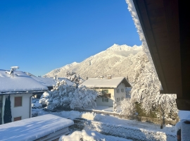 Blick vom Balkon