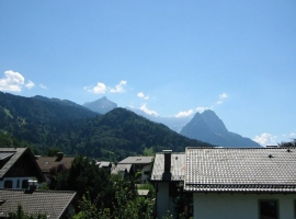 Blick vom Balkon