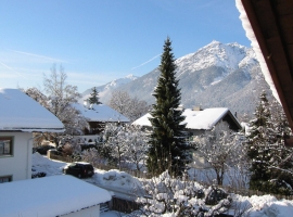 Blick vom Balkon