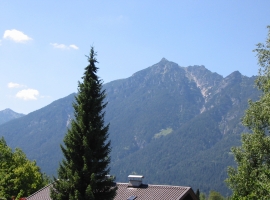 Blick vom Balkon