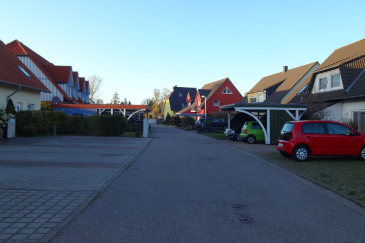 Sackgasse zum Haus, kein Durchgangsverkehr