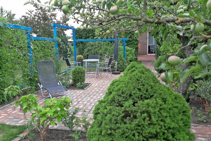 Terrasse im Garten