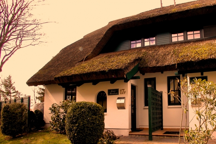 Eingang Ferienhaus Moosbeere Nr. 17 F u. Strandflieder Nr. 17 E