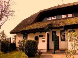 Eingang Ferienhaus Moosbeere Nr. 17 F u. Strandflieder Nr. 17 E