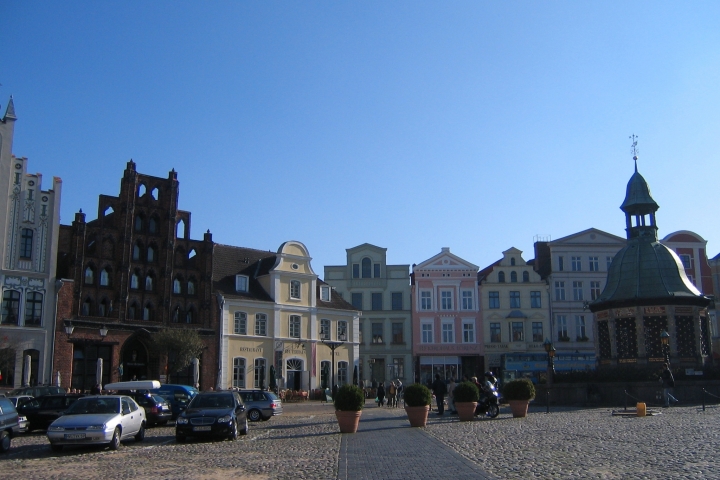 Der Marktplatz von Wismar