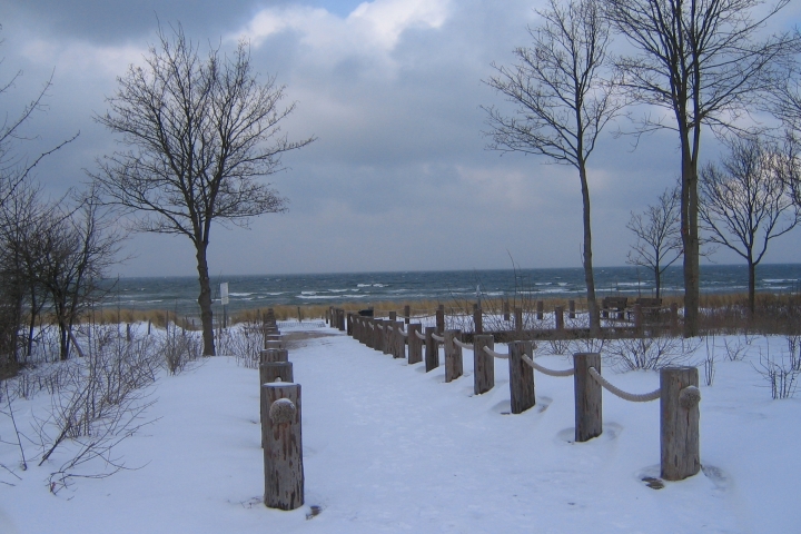Poel im Winter