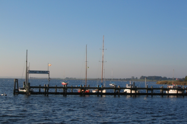 Anleger im Hafen von Kirchdorf