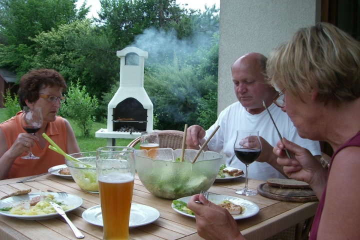 pure Gemütlichkeit auf der Terrasse