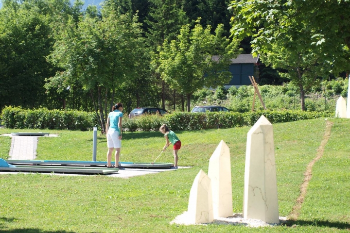 Minigolgplatz im Feriendorf