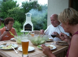 pure Gemütlichkeit auf der Terrasse