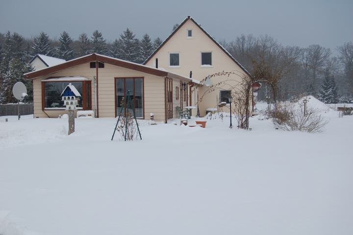 Uns lütt Hus, so schön kann es im Winter sein.