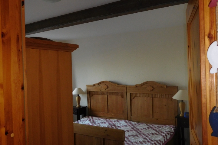 Ein separates Schlafzimmer für 2 Personen.