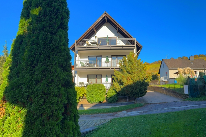 Haus Berghof mit Blick auf die FEWO
Anja`s Wohlfühloase 
Moselpanorama 
Traumblick