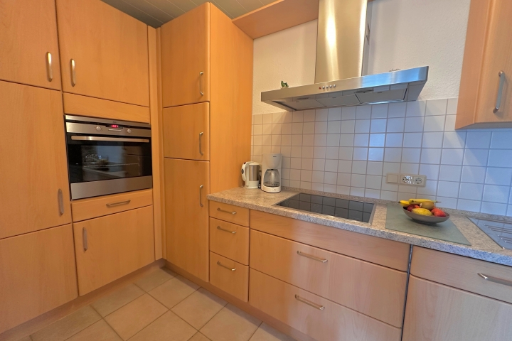 Hochwertige Küche mit allem Komport der FEWO Moselpanorama Nr7