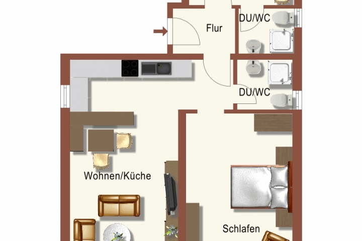 Grundriss FEWO NR 7