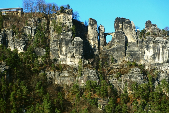 Sächsische Schweiz Bastei bei Rathen
