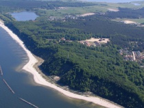 Ostsee-Strand, der Kölpinsee, das Achterwasser