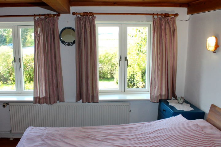 Erstes Schlafzimmer mit Ausblick