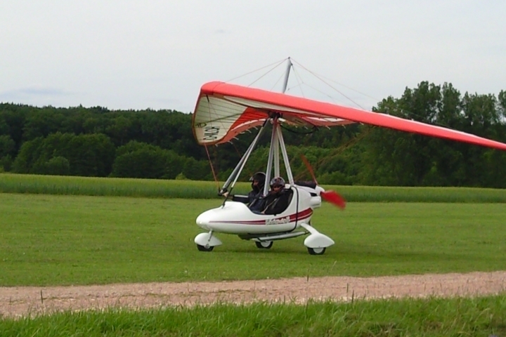 Ultraleichtflugzeug offen