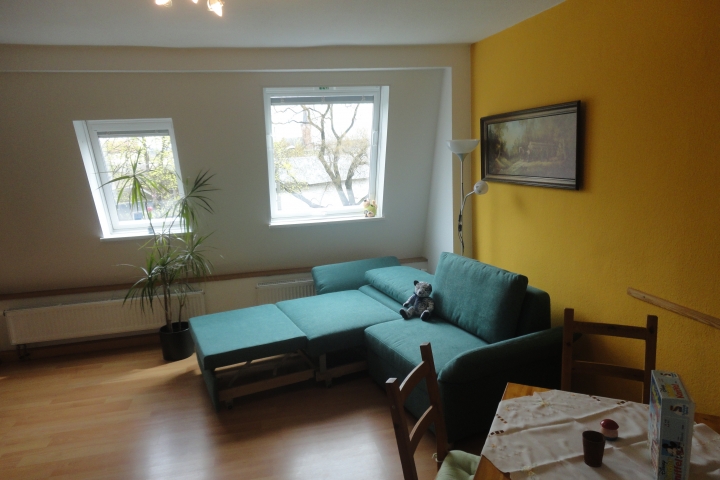 Doppelbettsofa, kann auch nur zur Hälfte als Bett  genutzt werden