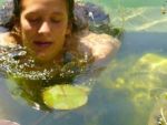 Schwimmen im Naturteich
