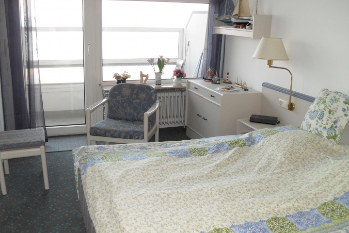 Schlafzimmer mit Meerblick