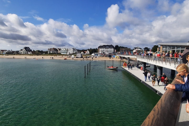 Haus Strandperle gegenüber vom schönen Strand in Haffkrug