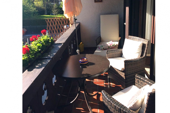 Süd/Westbalkon mit Alpspitzblick
Ferienwohnung ENZIAN