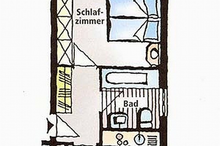 Ferienwohnung ENZIAN ***Grundriss