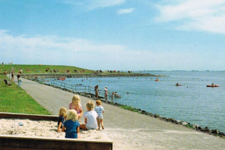 Die Badeecke von Vollerwiek.