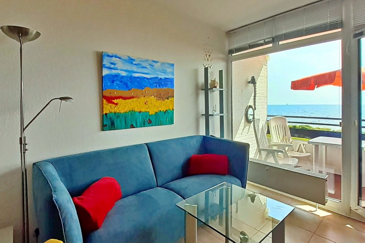 Gemütlicher MEERBLICK direkt vom Sofa